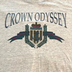 Greek Royal Cruise Line Crown Odyssey Luxury Ocean Liner Ship T-Shirt XL VTG